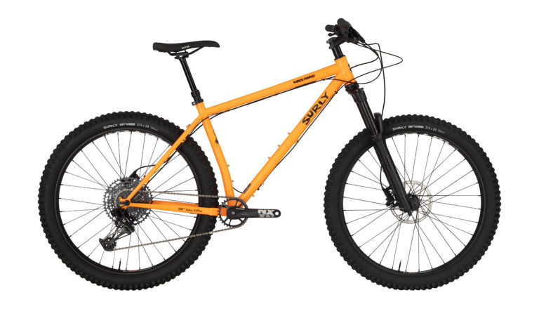 Surly Karate Monkey Toxic Tangerine RockShox 35 Gold RL